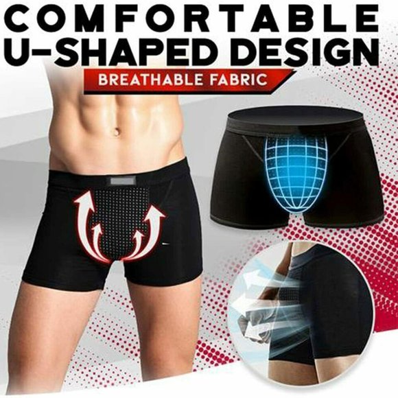 Magnetic Therapy Men Boxer Shorts Enlargement Underwear - Picture 6 of 12